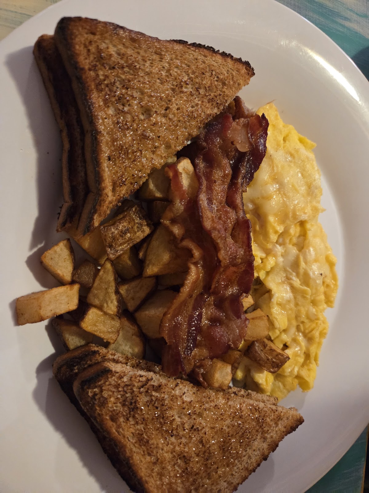 Hand-painted cafe details